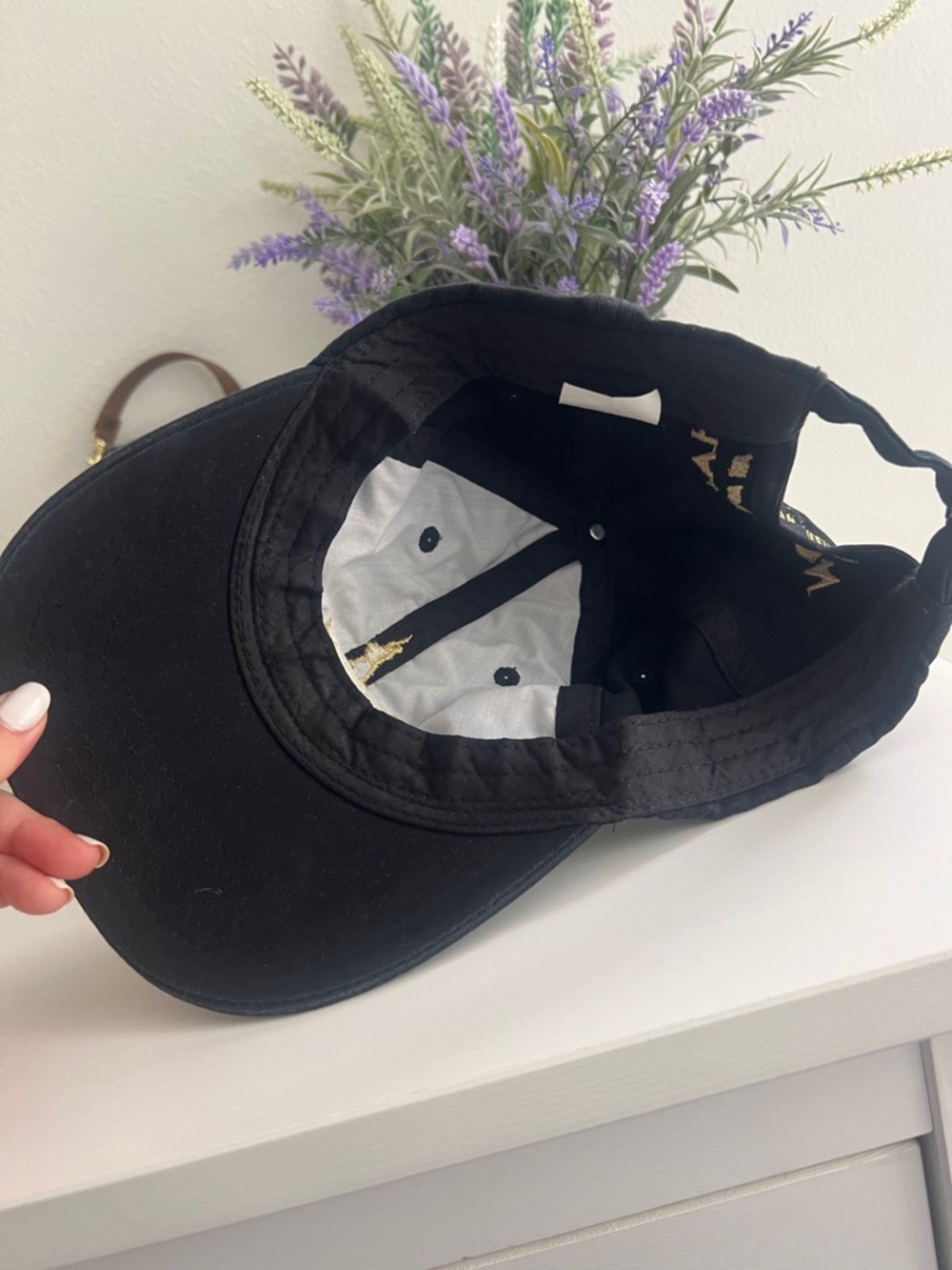 Hamilton The Musical Black Embroidered Baseball Cap - Picture 6 of 6